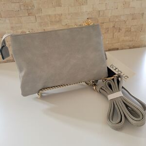 NWT- Isabelle Grey Crossbody